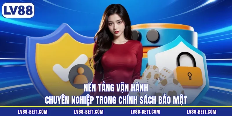 Nền tảng vận hành chuyên nghiệp trong chính sách bảo mật